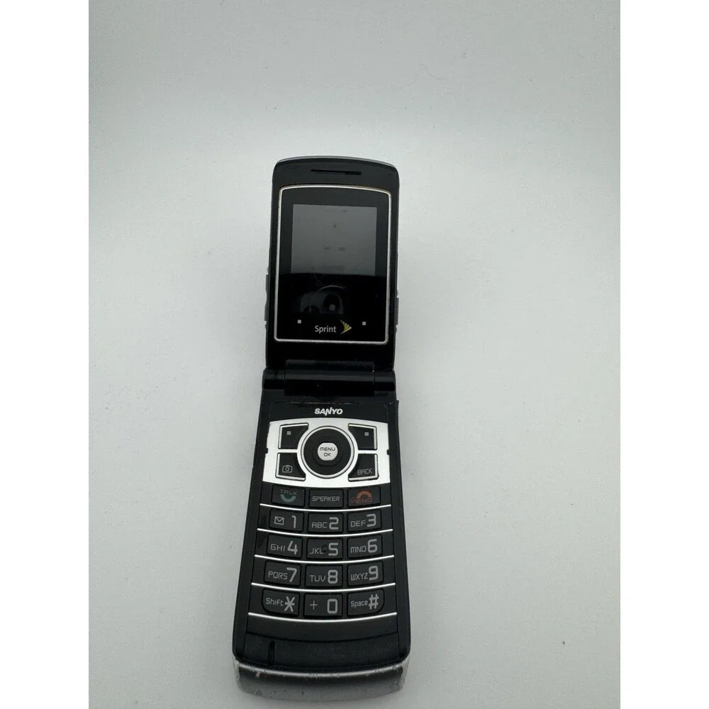 Sanyo Katana II SCP-6650 - Black & Silver ( Sprint )  *Not Tested *